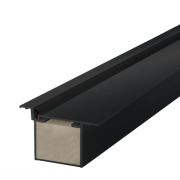 Коробка VELLDORIS INVISIBLE BL 2 стойки+1 перекладина с уплотнителем черная