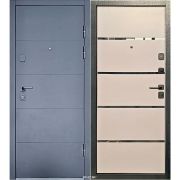 Дверь мет. НОВА-2 Лиственница 2050*860 R