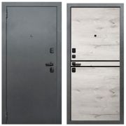 Дверь мет. Даймонд Блэк Дуб Арктик 2050*860 R